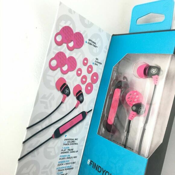 JLAB Audio Bluetooth Wireless Earbuds Universal Mic with Volume Track Control - Picture 3 of 5